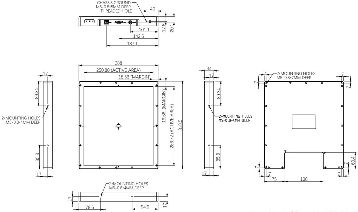 X-Panel 3025a FSM-QG a-Si плоский рентгеновский детектор3