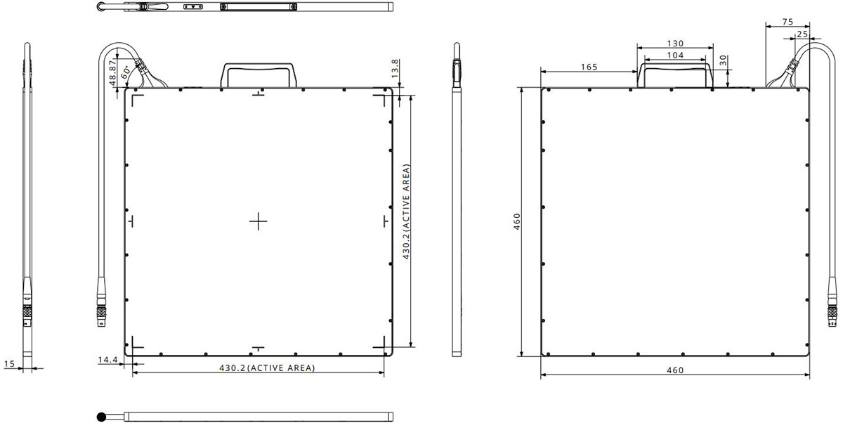 X-Panel 4343a PSV-X a-Si X-ray flat panel detector3