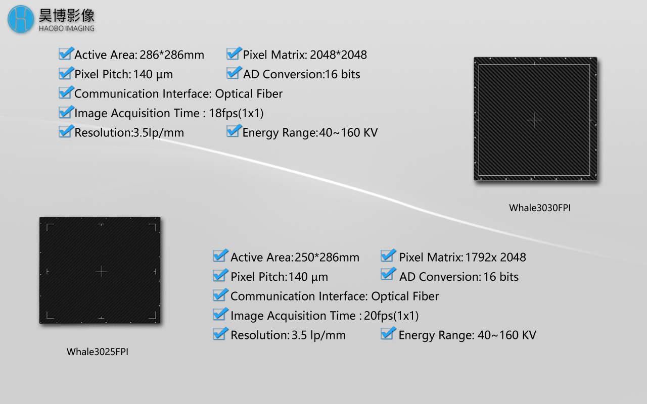 X-ray Flat Panel Detectors for Industrial CT3