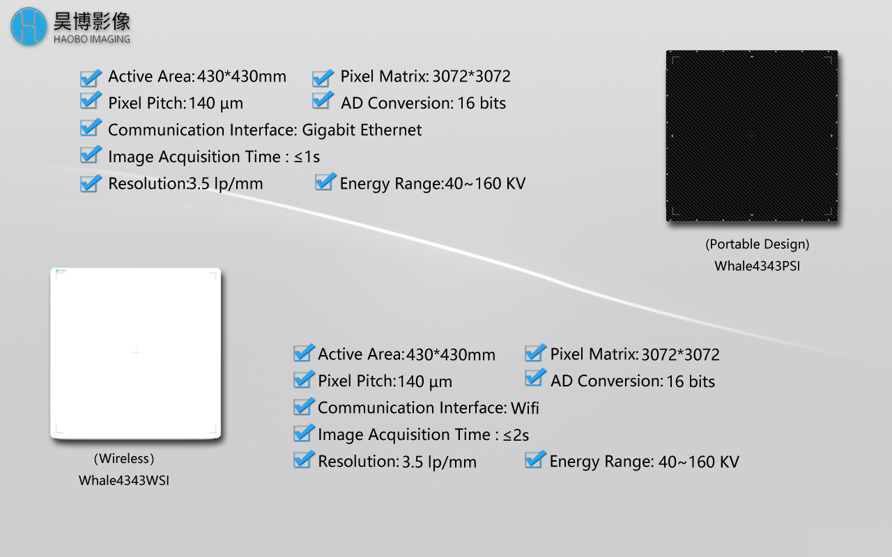 X-ray flat panel detector mo te ahumahi GIS inspection2