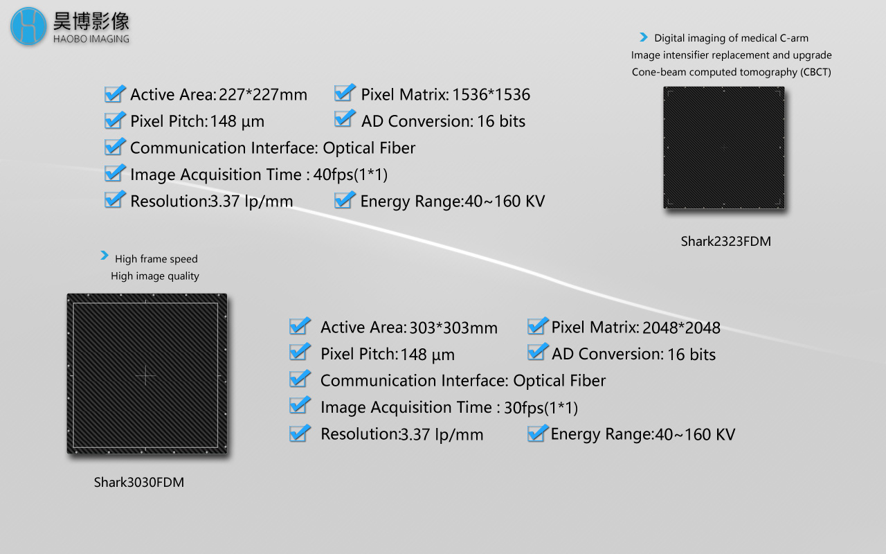 X-ray flat panel detector alang sa medikal nga C-arm (4)