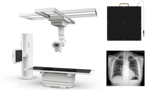 Détecteur à écran plat à rayons X pour la routine médicale DR.